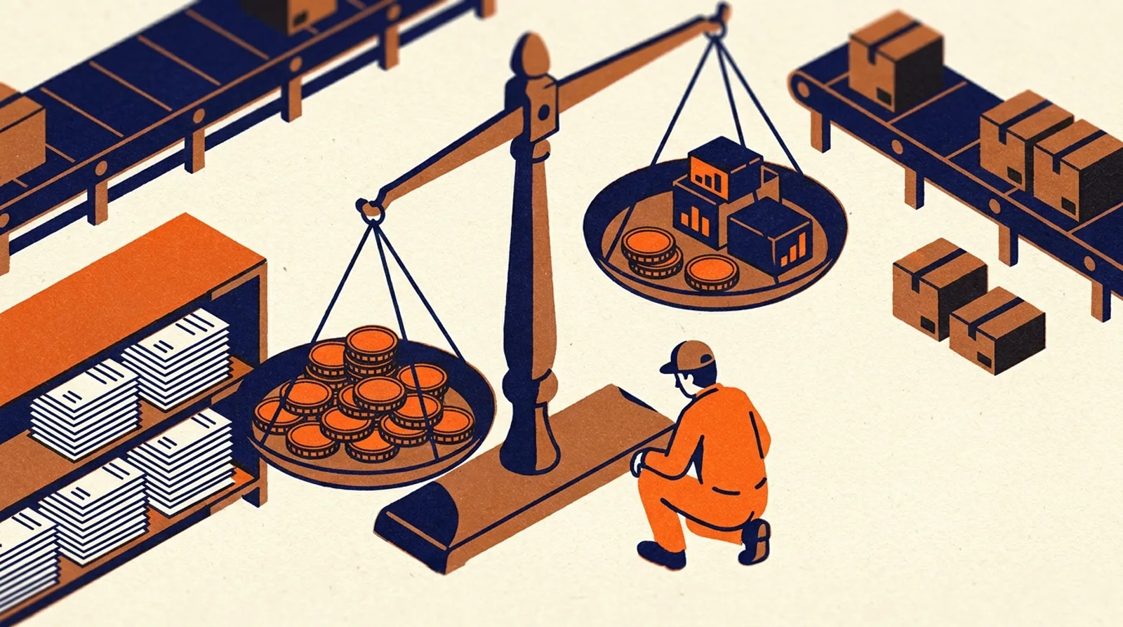 Весы сравнивают бесплатные отчеты и платные сервисы аналитики для продавца на Amazon